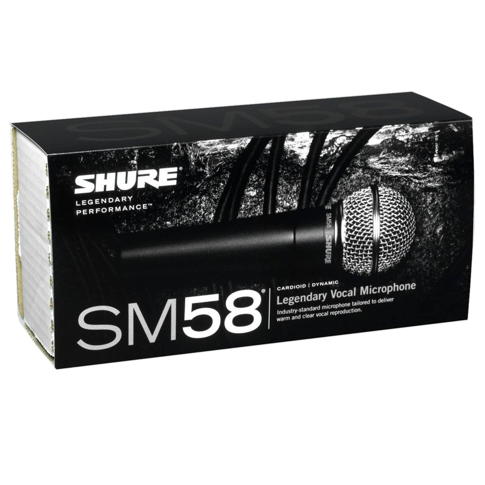 Shure SM58-LCE kutu içeriği