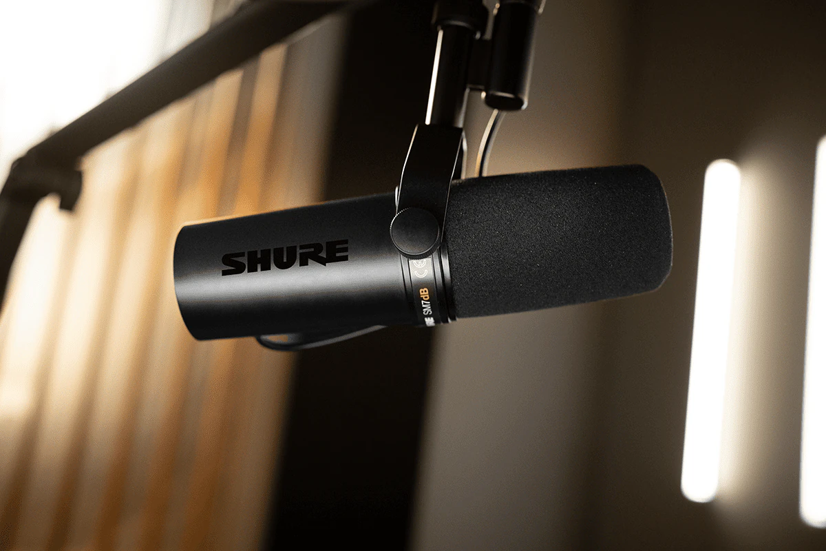 Shure SM7dB ile stüdyoda yayın