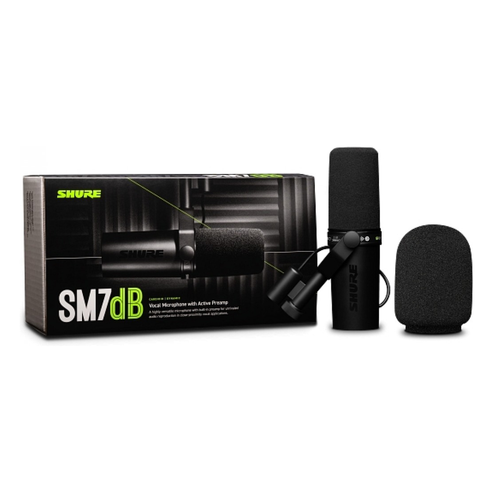 Shure SM7dB kutu içeriği