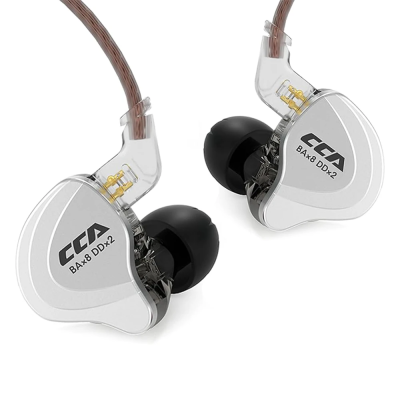 CCA C10 Hibrit Sürücü HiFi In-ear Monitör Kablolu Kulak İçi Kulaklık - 5