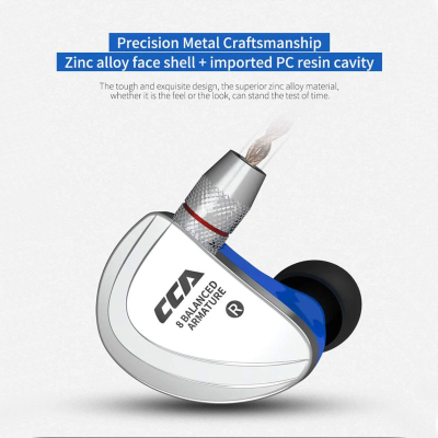 CCA C16 8BA Dengeli Armatür HiFi In-ear Monitör Kablolu Kulak İçi Kulaklık - 3