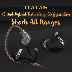 CCA CA16 Hibrit Sürücü HiFi In-ear Monitör Kablolu Kulak İçi Kulaklık - 7