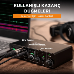 Fifine Ampli 3 USB Ses Kartı - 6