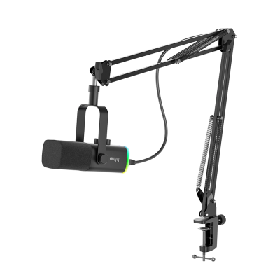 Fifine Ampligame AM8T XLR/USB RGB Dinamik Mikrofon Seti - 1