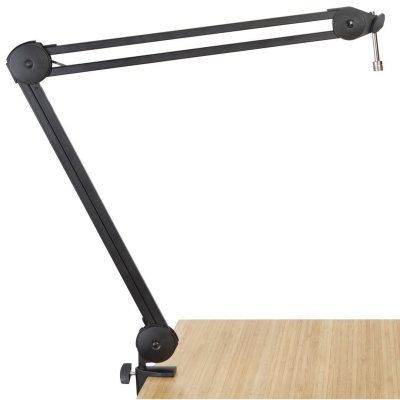 Gator Frameworks GFWMICBCBM1000 | Desk-Mounted Broadcast/Podcast Boom Mic Stand - 2