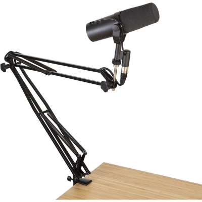 Gator Frameworks GFWMICBCBM1000 | Desk-Mounted Broadcast/Podcast Boom Mic Stand - 4