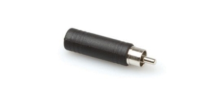 Hosa 1/4'' TS (F) <-> RCA (M) çevirici - 1