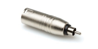 Hosa XLR (M) <-> RCA (M) çevirici - 1