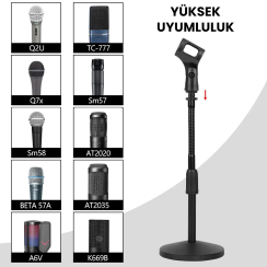 Larkin DS310 Ağırlıklı Masa Tipi Mikrofon Standı - 2