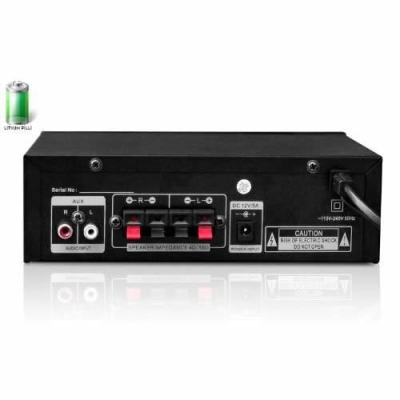 Mekse UA 101 30W Pilli Stereo Bluetooth Amfi - 2
