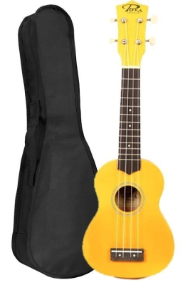 Puka Pk-10 Soprano Ukulele Sarı (KILIF HEDİYE) - 1