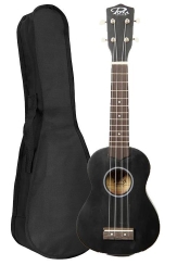 Puka Pk-10 Soprano Ukulele Siyah (KILIF HEDİYE) - 1