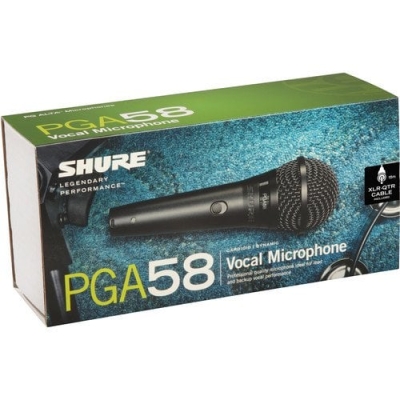 Shure PGA58 QTR-E Dinamik Vokal Mikrofon - 3