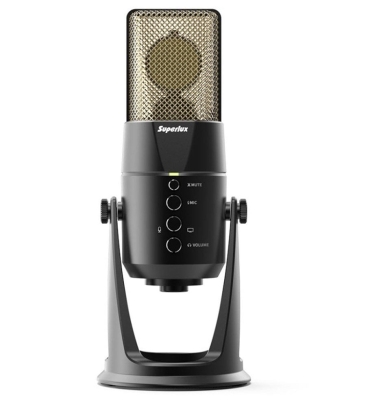 Superlux L401U 1 inç Büyük Diyaframlı USB Mikrofon - 1