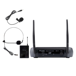 Westa WM-101T Telsiz Kablosuz Yaka ve Kafa Headset Mikrofon Seti - 1