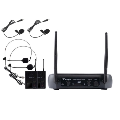 Westa WM-102T Telsiz Kablosuz Yaka ve Kafa Headset Mikrofon Seti - 1